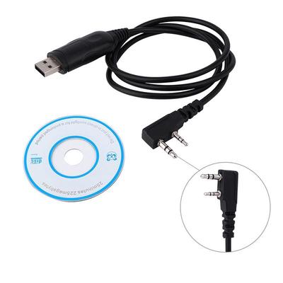 UV-5R BF-888S için 2 Pin USB Programlama Kablosu Kurşun CD Radyolar Talkie