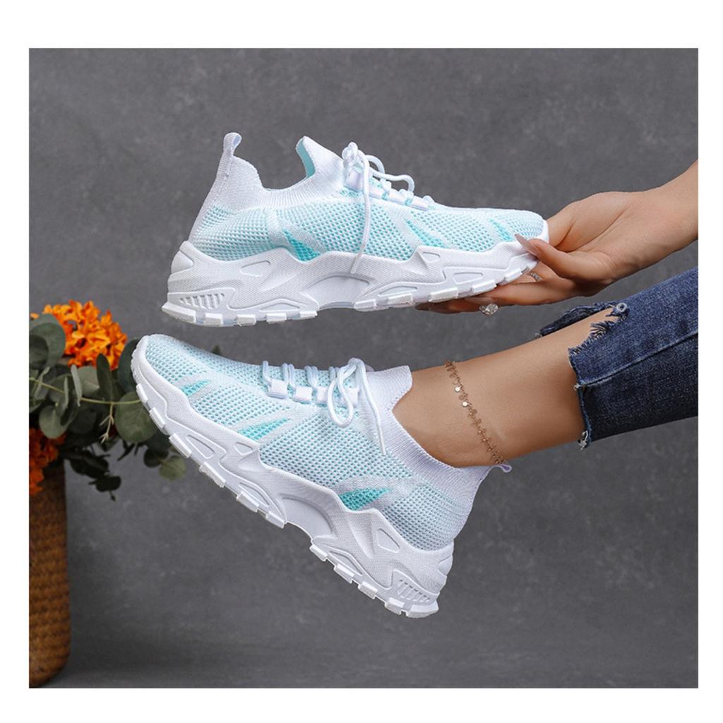 Sportschuhe, Atmungsaktive Schuhe, Freizeit, Leicht, Weichsohlig, Studentenschuhe, Damenschuhe, Rutschfest