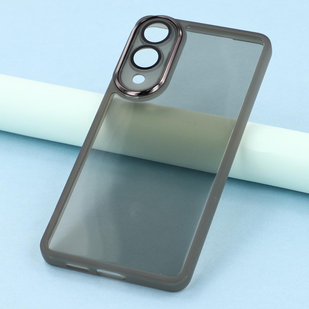 For Samsung Galaxy S25 Edge Case Electroplated Camera Frame TPU Phone Cover