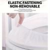 50pcs Disposable Toilet Seat Covers with Elastic Bands - Hygienic Portable Toilet Seat Protectors for Travel, Hotels, Public Restrooms