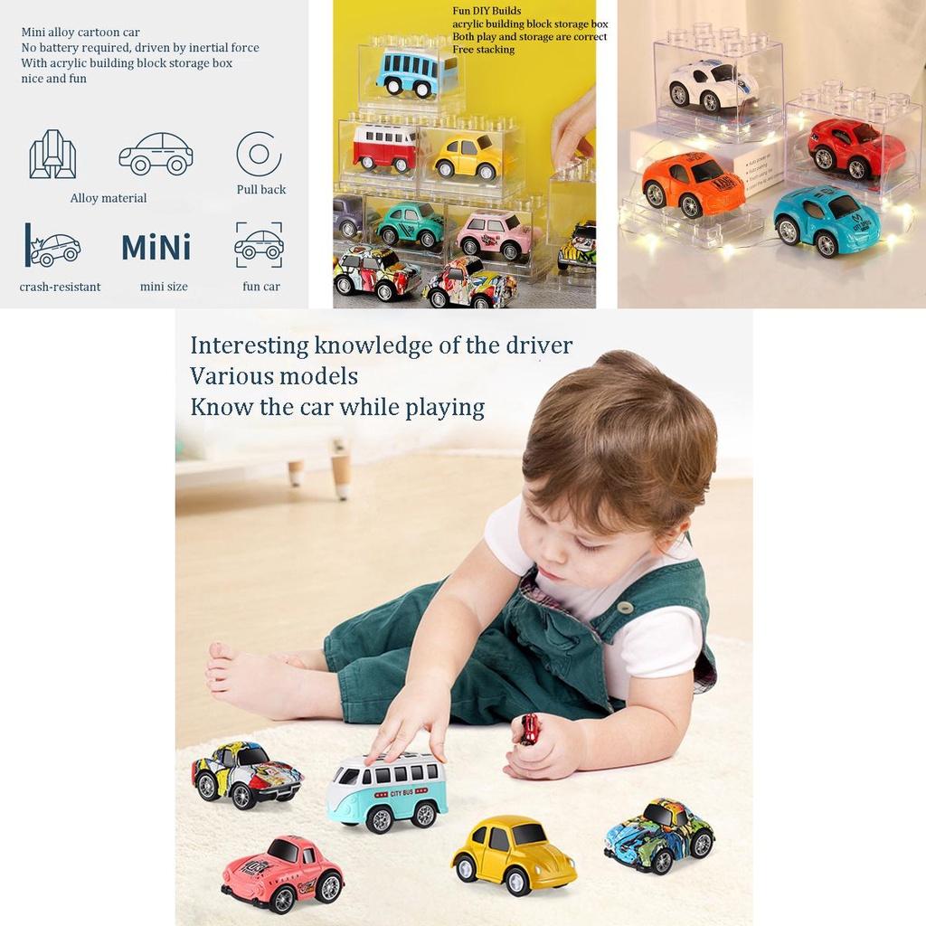 Mini Graffiti Alloy Toy Car Set Perfect Gift For Kids