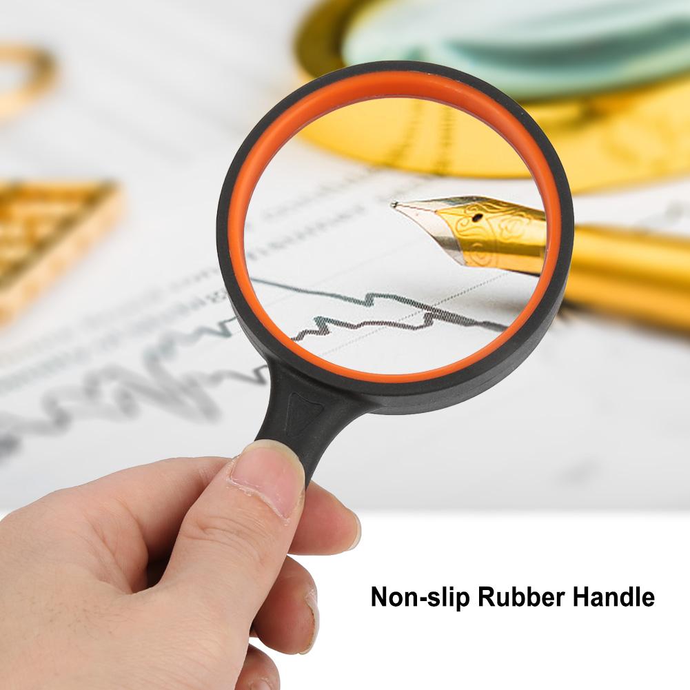 65mm Lesehilfe Werkzeug Vergrößerung 8X Handlupe Für Zeitungsbuchleser