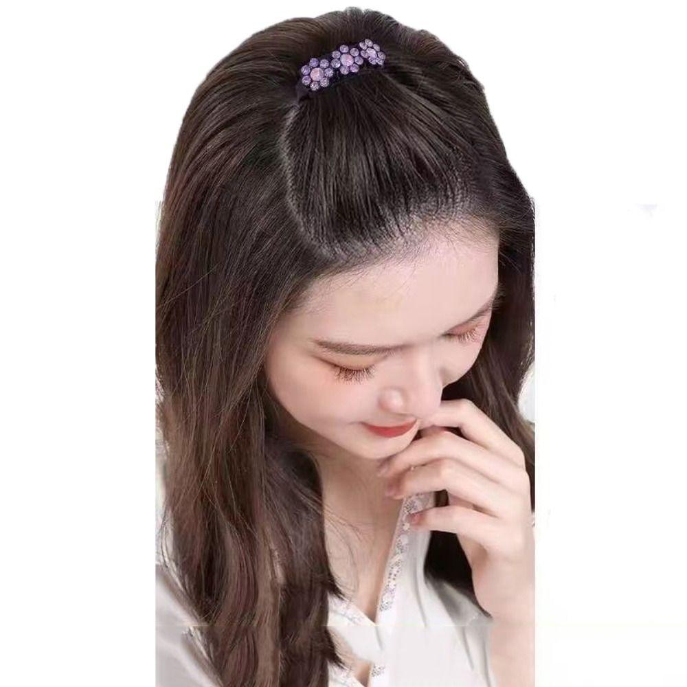 Flower DIY Hair Styling Tool Invisible Hair Base Elegant Bun Bump It Up Volume Hair Base  Girl