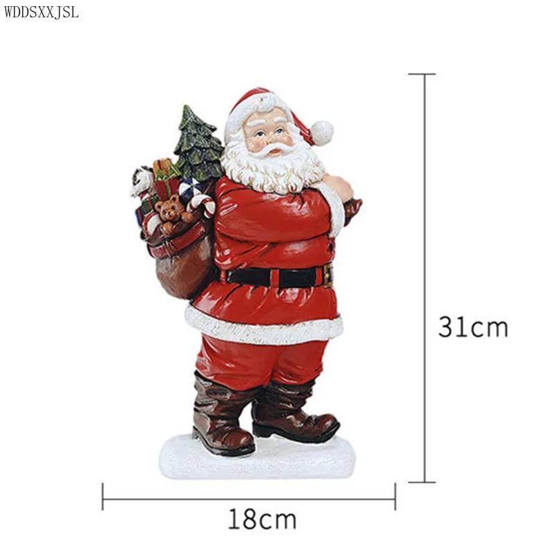  Decorațiune Creativă de Crăciun Decorațiune Luminoasă Moș Crăciun Artizanat din Rășină Păpușă Om de Zăpadă Petrecere de Sărbători Decorațiune pentru Casă