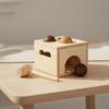 Wooden Shape Sorting Toy HandEye Coordination Sorter Cube Early Learning for Infants,