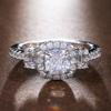 Recommended, Classic Women'S Micro-Set Zircon Wedding Ring, Hand Jewelry