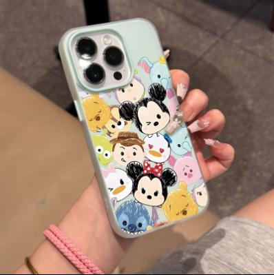 Mickey Minnie Cartoon Avatar Apple 16 Mobile Phone Case iPhone17promax Skin Feeling 14 Matte 13 Applicable 15