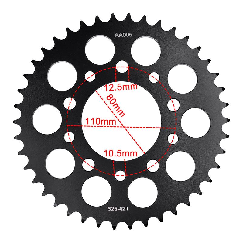525-18T 525 42T Front Sprocket Gear Wheel for Triumph 865 Speedmaster 2006-2015 865  2013-2015