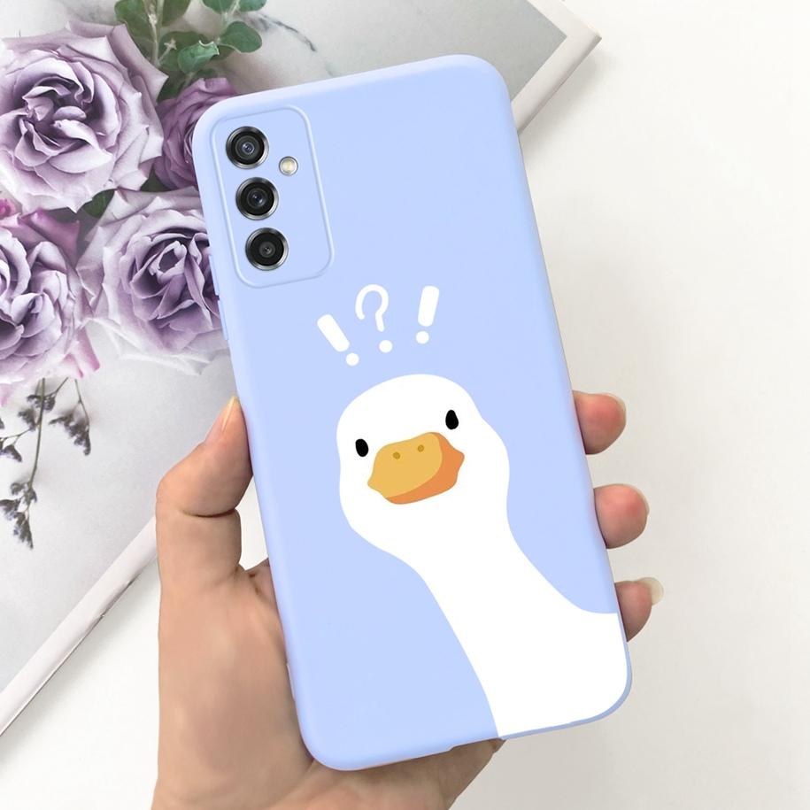 For Samsung M52 5G Case Lovely Duck Cat Head Dinosaur Fundas Soft TPU Phone Cases For Samsung Galaxy M52 5G SM-M526B Hoesje 6.7"