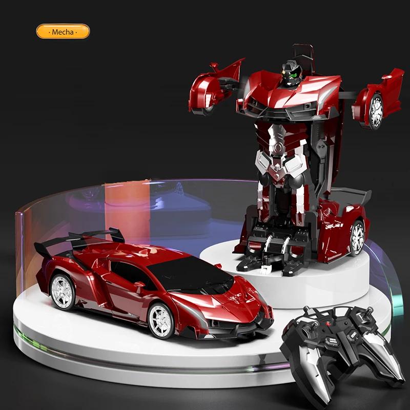 Transform Remote Control Car Remote Control Car for Boys 4-7 Transform Cars for Boys Birthday Gift for Boys/Girls