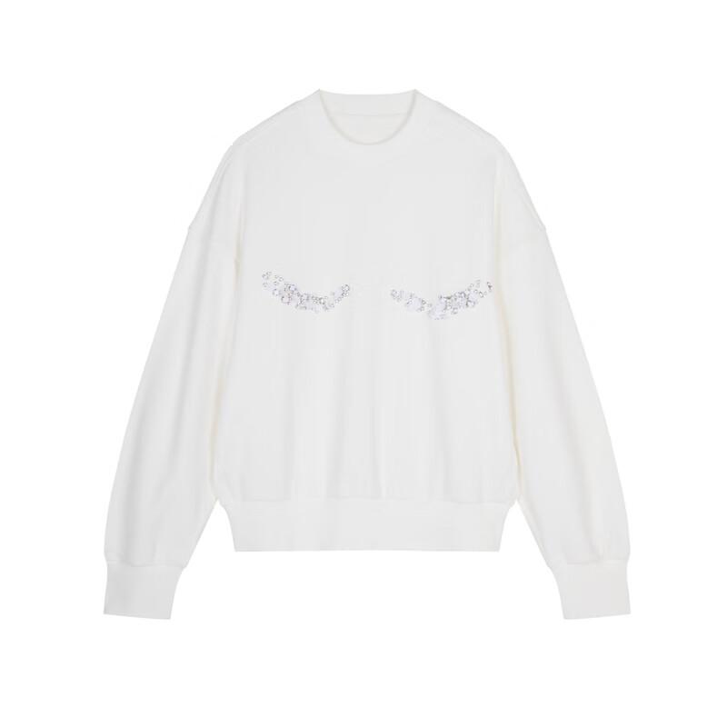 JNBY 24 Autumn Loose Fit Round Neck Sweatshirt