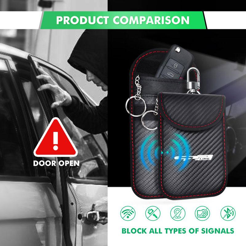 OWVZ1 Portable Leather Car Key Protective Case Key Organizer Bag Badge Accessories For KIA K5 K2 Optima Soul Spectra Niro Cadenza