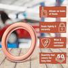 50 Pcs Oil Drain Plug Gasket Bulk, 14 mm Copper Oil Drain Plug Washer Gasket