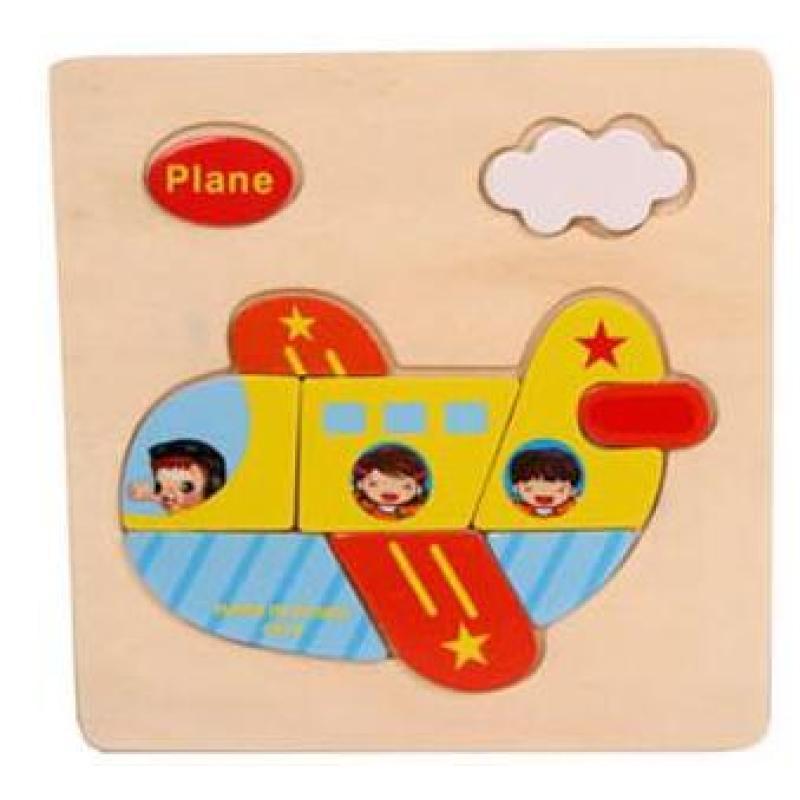 Wooden Puzzle Toy Children Building Blocks Cartoon Animal Boys Girls Early Childhood Toys