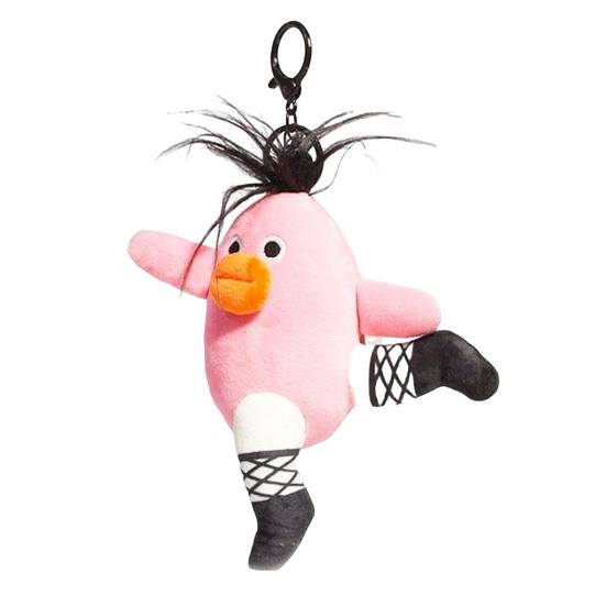 Cute Plush Keychain for Backpack Funny Ugly Doll Keyring Charm Crazy Character Toy for Bags Keys Schoolbags