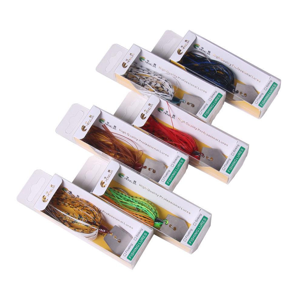 Bärtiger Mann 11g Metall Jig Spinnerköder mit Bleikopfhaken