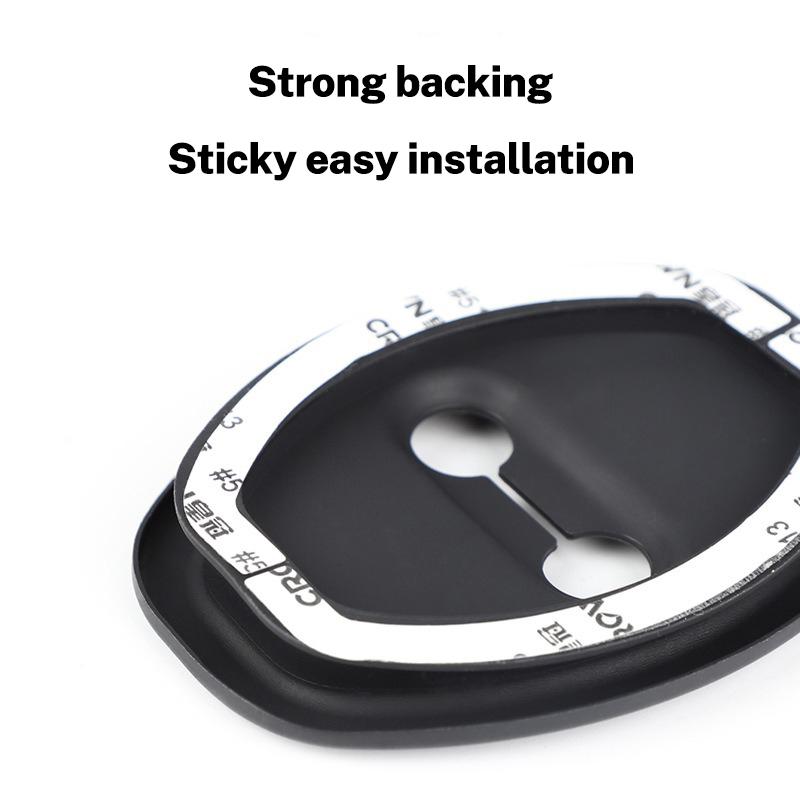 2pc Mute Damping Cushion Silicone Car Door Lock Buckle Cover for BYD Atto 3 Tang F3 E6 Dmi Qin Yuan Song plus EV Dolphin Seagull