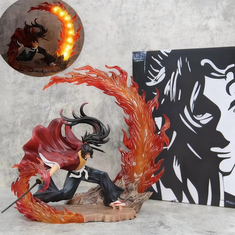 23Cmdemon Slayer Yoriichi Tsugikuni Vs Kokushibo Battle Form Gk Figure Pvc Glowing Model Statue Home Decor Collectible Toy Gift