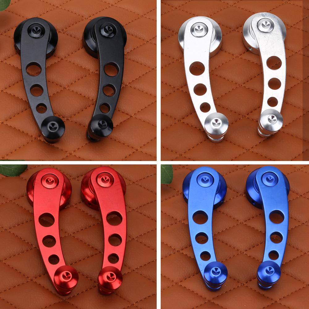 1Set Universal Car Window Crank Handle Replacement Aluminum Alloy Auto Window Glass Closer