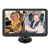 Baby Car Camera, Dual Channel 9 Inch 1080P Baby Monitor with 2 IR Night Vision Camera and 150 Degrees  Wide Viewing