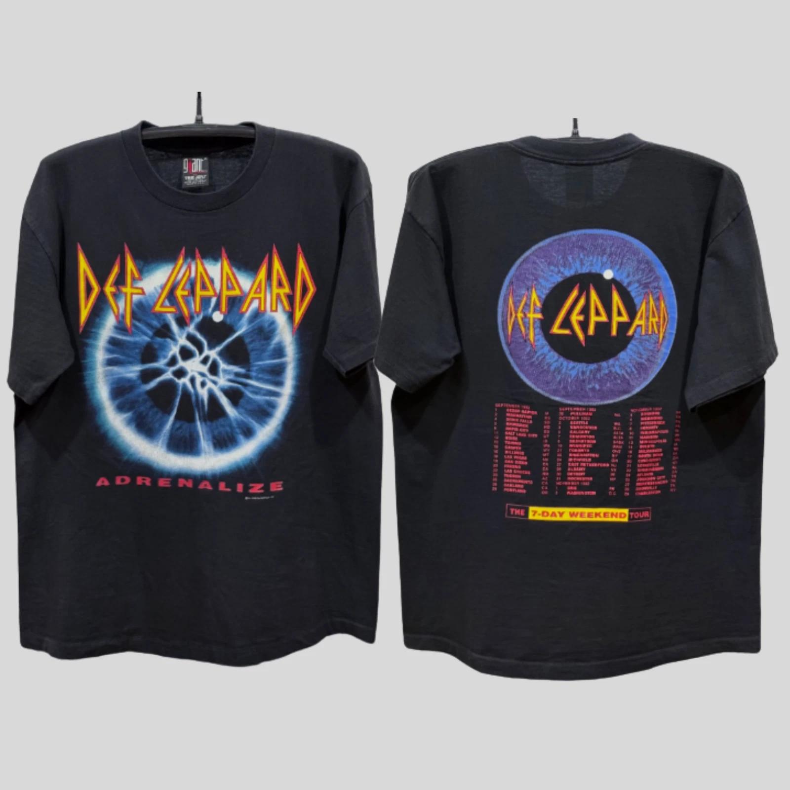 Vintage T-Shirt DefLeppard Tour Reprint L
