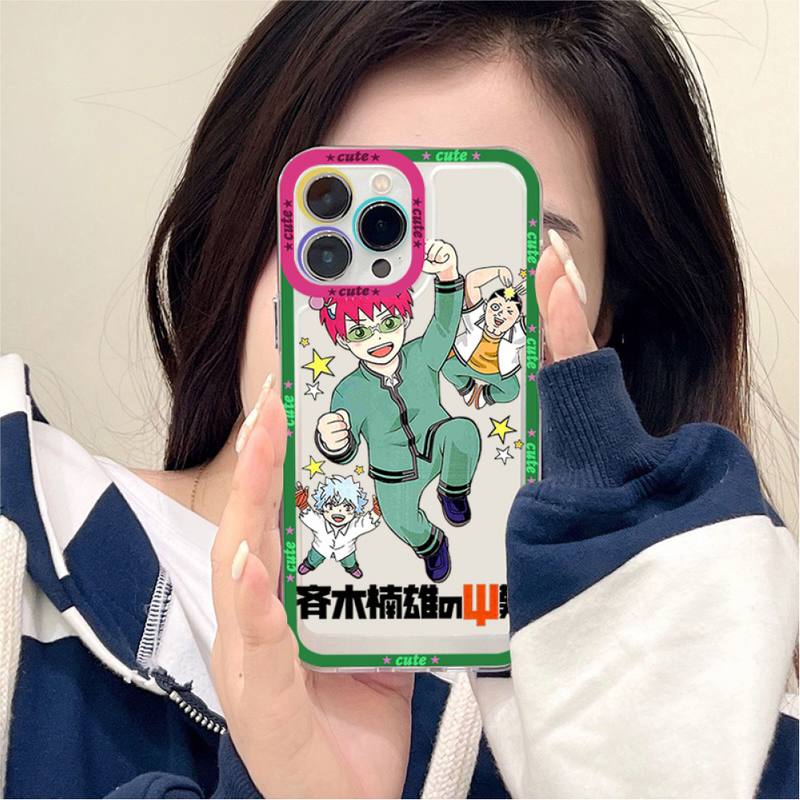 Japanese anime the disastrous life of saiki k Phone Case For 14 Pro 14 Pro Max iPhone 11 12 13 Mini Pro Max Case shell