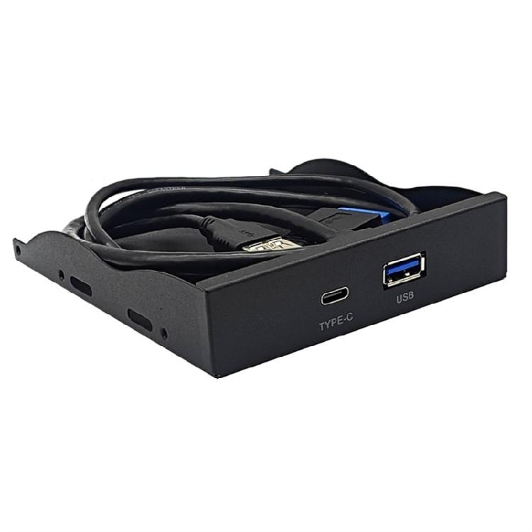 Durable USB3.0+Type C Floppy Drive Panel Long Lasting Suitable for 5.25inch Computer Chassis Hard Drive Installation 1