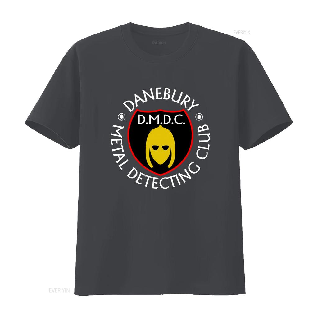 Danebury Metal Detecting Club T Shirt Unique Design For Detectorists Vintage Washed Fashion Top For Everyday Wear