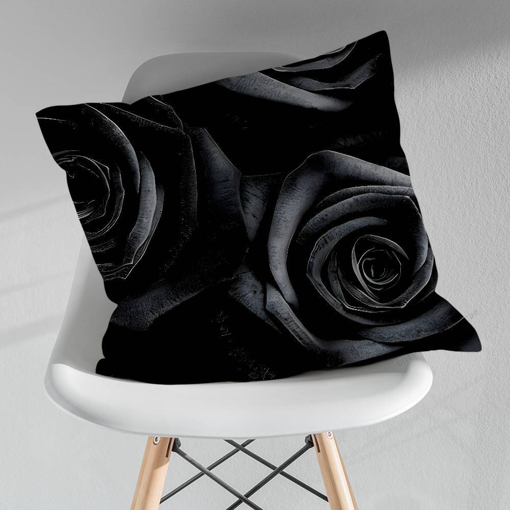 Abstract Art Black White Pillow Over Living Room Sofa Cushion Cover Home Decoration Bedroom Room Bed Pillow Cover