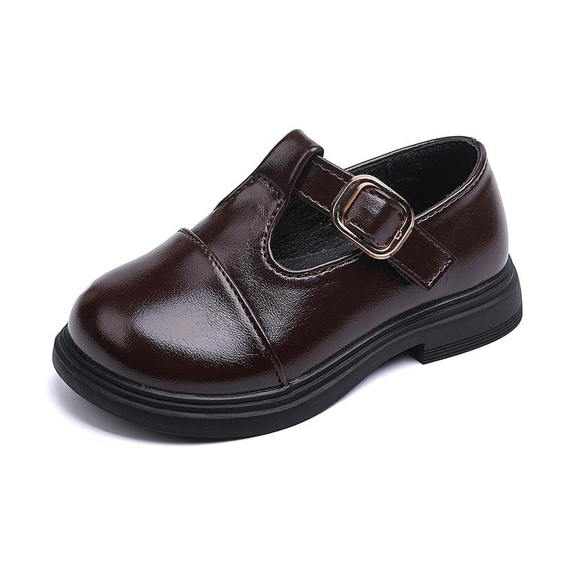 Neue Mädchenschuhe - Kinder Weichsohlige Retro Runde Zehen Flache Schuhe