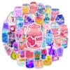 10/25/50 szt. Urocze Kawaii Styl Ins Naklejki na Napoje Graffiti do Bagażu Podróżnego Bidonu Lodówki Telefonu Laptopa Scrapbookingu
