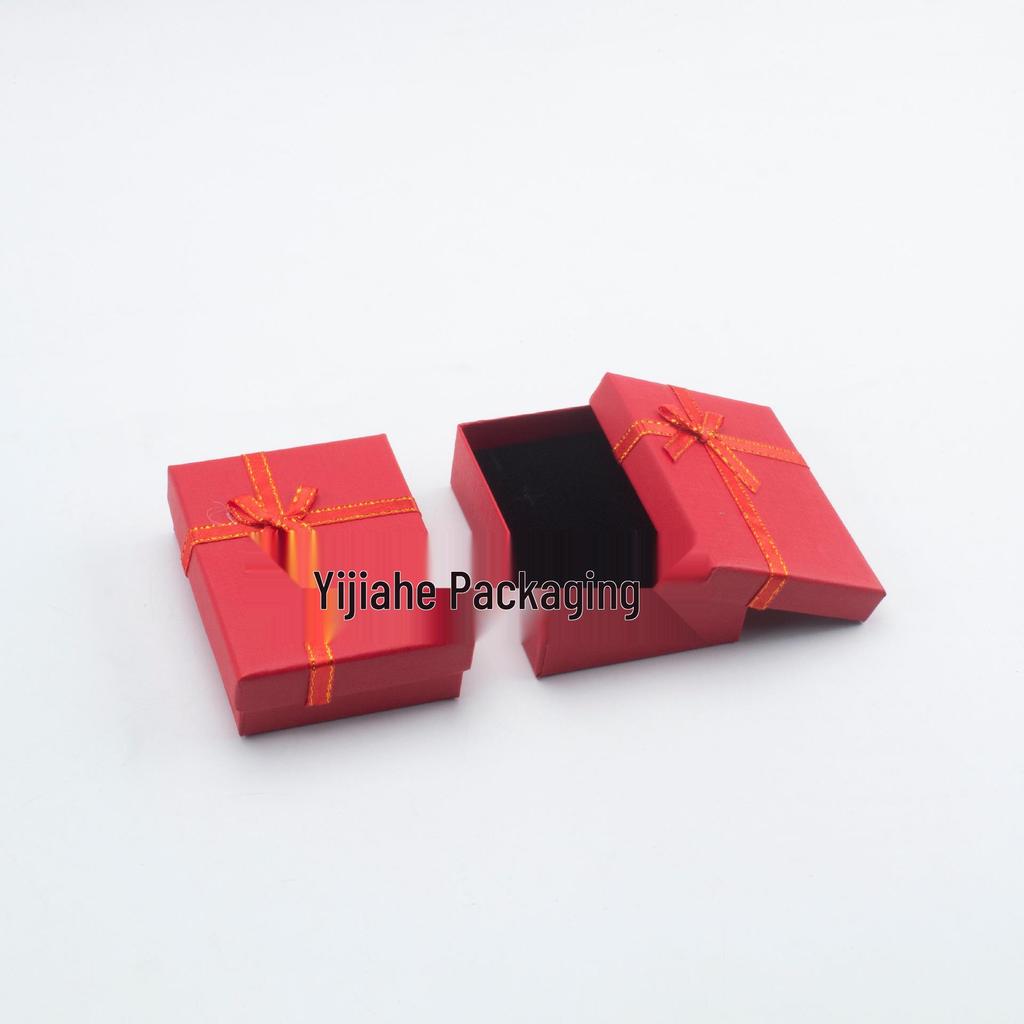 Candy Color Ribbon Bow Necklace Gift Box - High-End Pearlescent Cloud Design