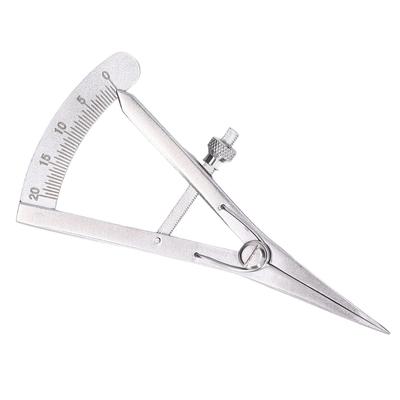 Wing Divider, Adjustable Stainless Steel Tool Leather Compass for Leather Trimming Projects(Screw Lock Type Marking Gauge)