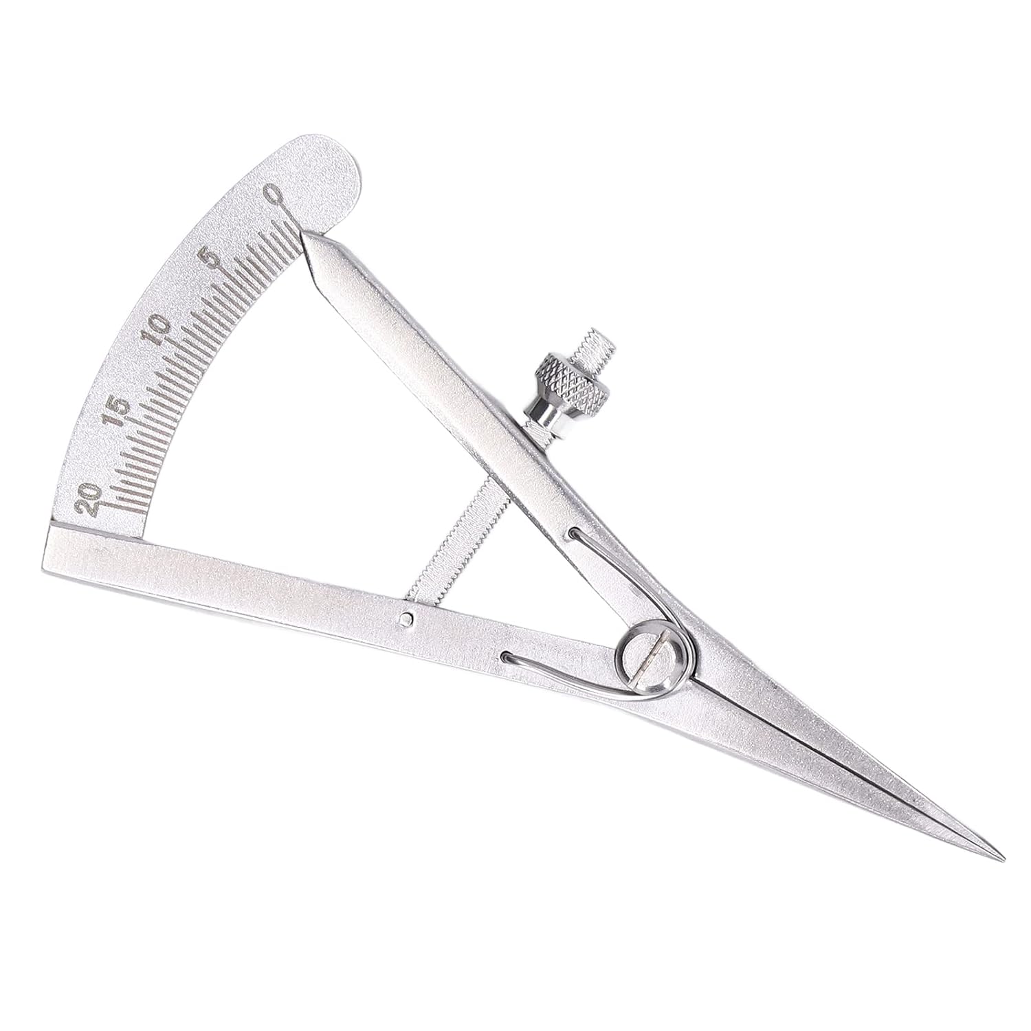

Wing Divider, Adjustable Stainless Steel Tool Leather Compass for Leather Trimming Projects(Screw Lock Type Marking Gauge) белый