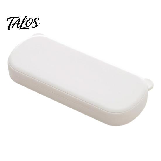 Astuccio con Scomparti, Custodia ad Alta Capacità con Scomparti, Colore Macaron, Custodia in Plastica per Cancelleria, Scatola Scolastica, Portapenne Portatile per Studenti