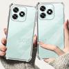 For Honor X5c X5cPlus Kılıf Şeffaf Silikon Arka Kapak HonorX5c Plus HonorX5cPlus 4G Global Darbeye Dayanıklı Funda Yumuşak Kabuk TPU Kılıf