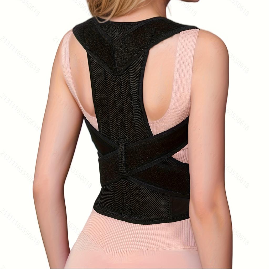 Adjustable Back Brace for Men & Women - Upper & Lower Support, Lumbar & Spine Alignment, Posture Corrector,Back Support Brace