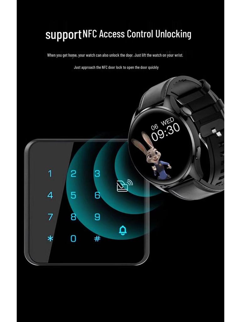 Smartwatch Watch5 Sport: Multifunctional OLED HD Screen with Bluetooth