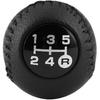 Car Shift Knob, 33504-20120-C0 Leather Black Great Hand Feeling Gear Shift Knob Handball Shift Lever Fit for Toyota 4Runner/Pickup/Hilux Surf/Land