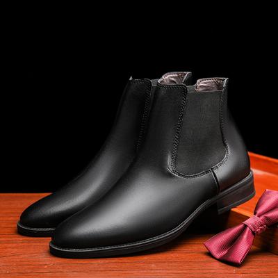 Men's Handmade Leather Boots High Quality Casual Boot for Men Chelsea Boots Winter New High Top Formal Mens Boots Business Shoes