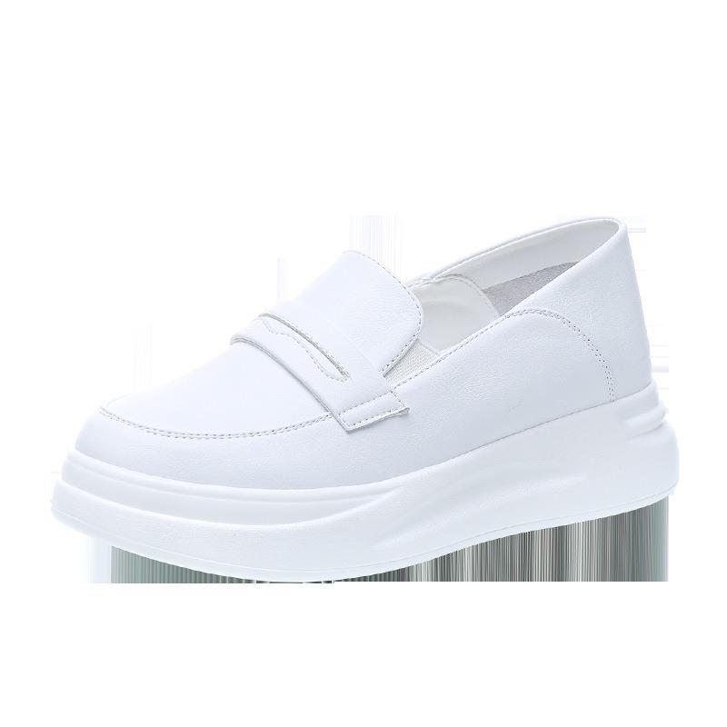 Autumn new inner height-increasing women's shoes Mary Jane versatile small leather shoes women's genuine leather