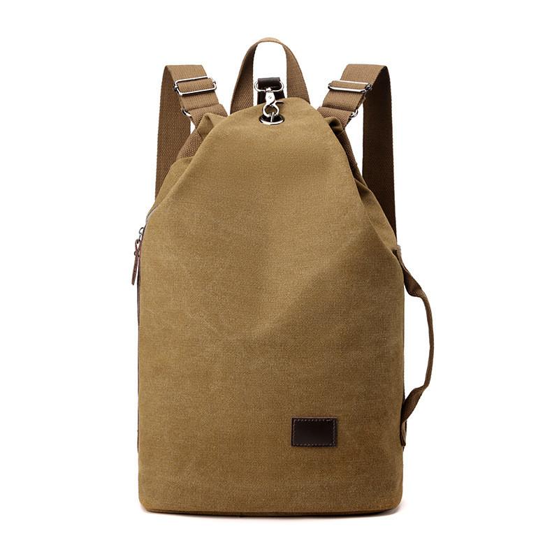 Canvas Backpack For Men Women With Durable Lock Closure For Daily Travel And School Use