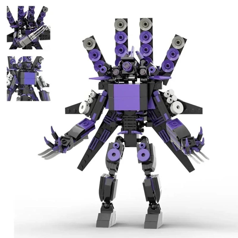 Moc Skibidi Toilet Action Figures Modello da costruzione Blocchi Camerman Titan Speakerman Surveillance Man TVMan Ragazzi Giocattoli per bambini Regali