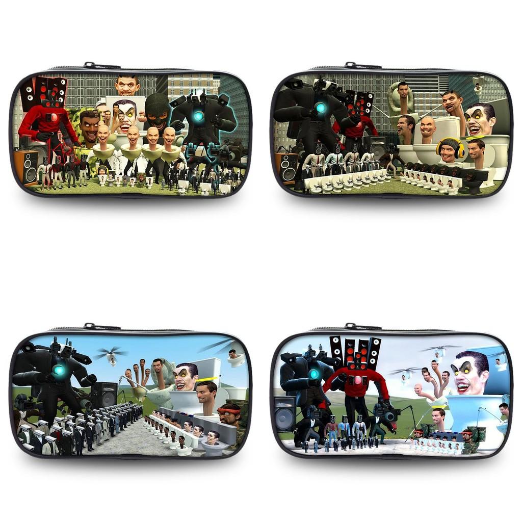 Durable Oxford Fabric Pencil Case For Kids And Students Featuring Fun Game Character Design