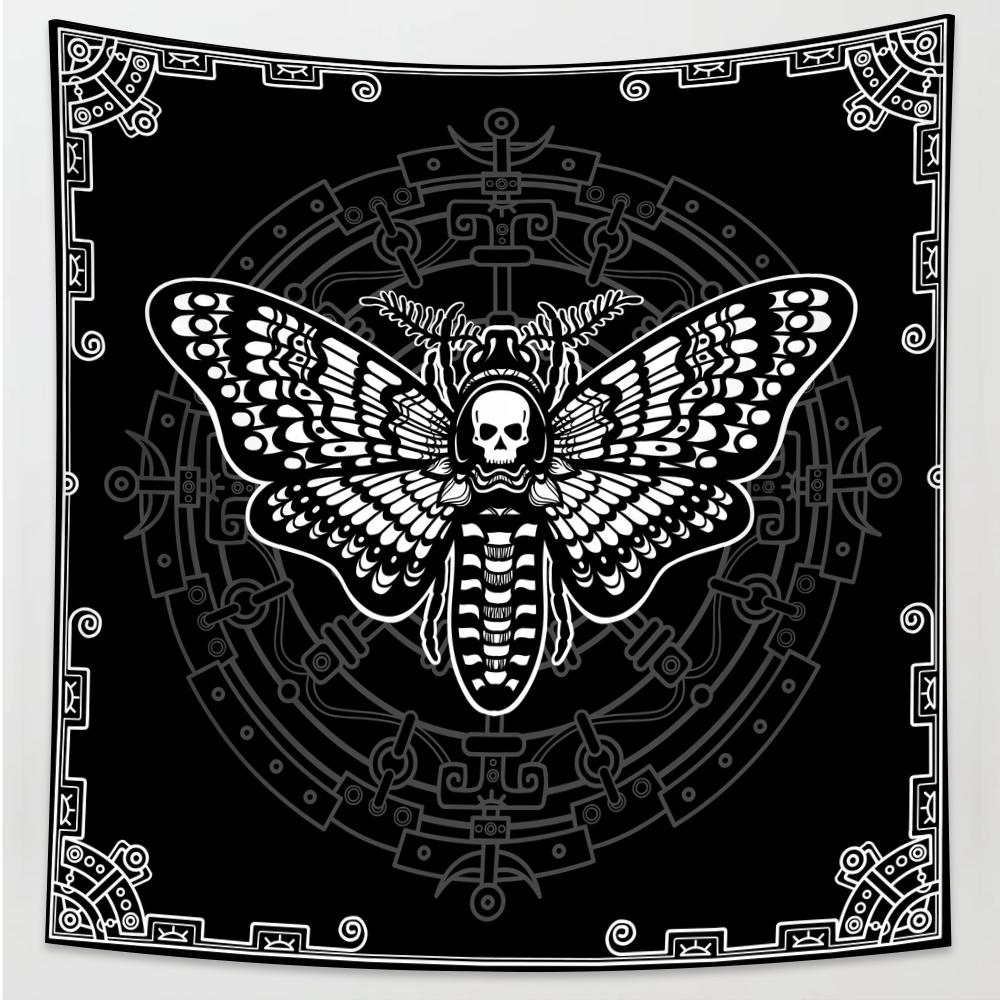 

Tarot tapestry bedroom wall hanging home decoration divination witchcraft Bohemian decoration Hippie print mattress 95x70cm