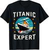 Titanic Expert Vtipný RMS Titanic Narozeninový Merch Dětské Chlapecké Tričko