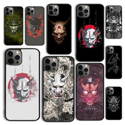 Hannya Automne Démon Oni Coque de Téléphone pour iPhone 17 Air 16 16e 15 12 11 13 14 Pro Max Apple Plus Coque