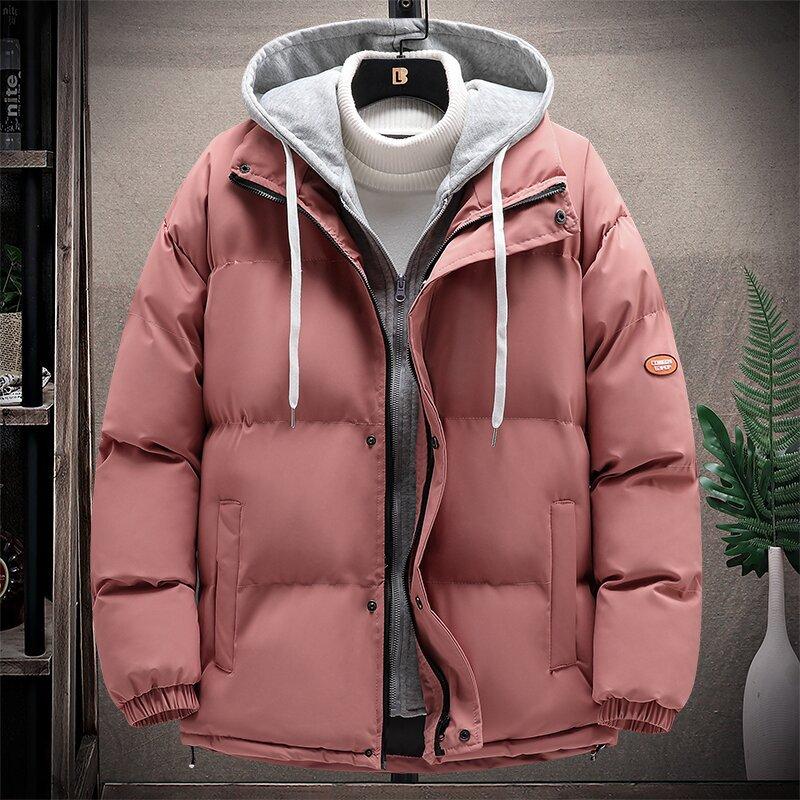 Padded Jacket Men's Winter Thickened Warm Bread Jacket Padded Jacket