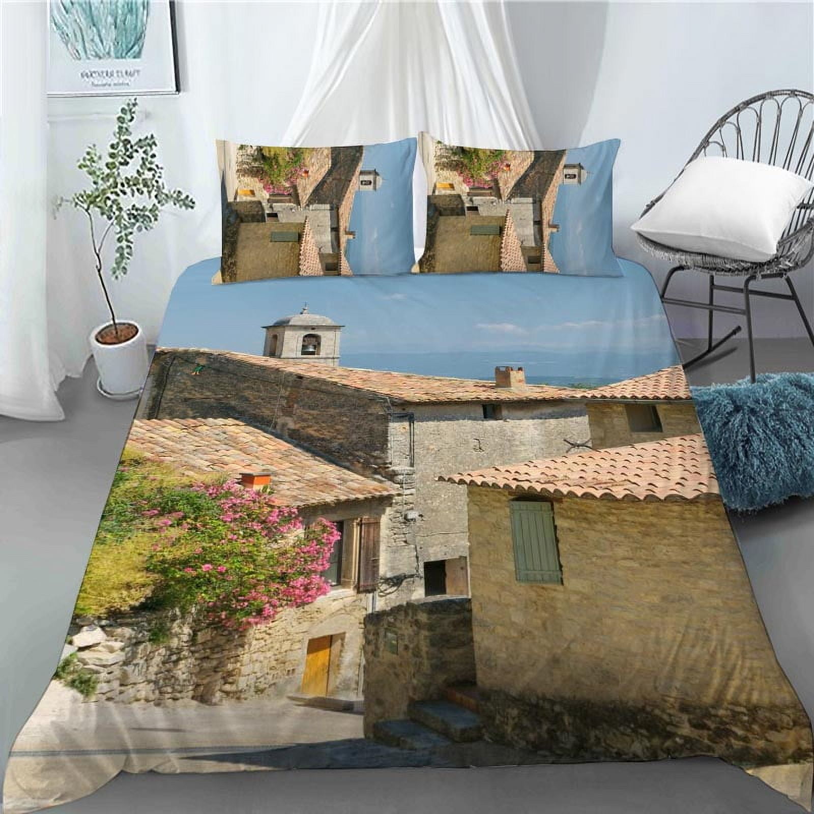 

Nice Vintage Flowers on The Wal Soft Duvet Cover Beautiful Flower Comfortable Quilt Cover for Children Kids Adult Peoples Bedrom Warm Soft plus 100*200cm Single