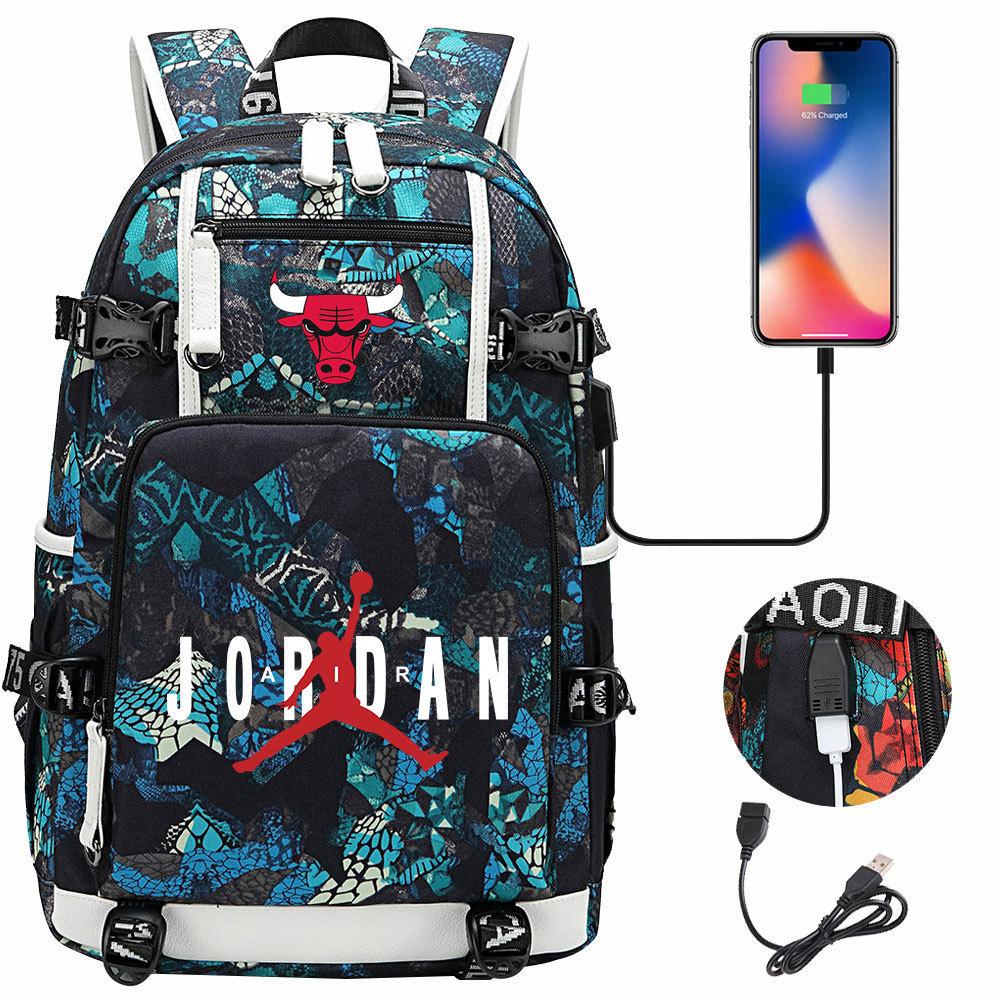 3 Piece School Backpack Set for Students Large Capacity Oxford Cloth Schoolbag with Shoulder Strap and Pencil Case